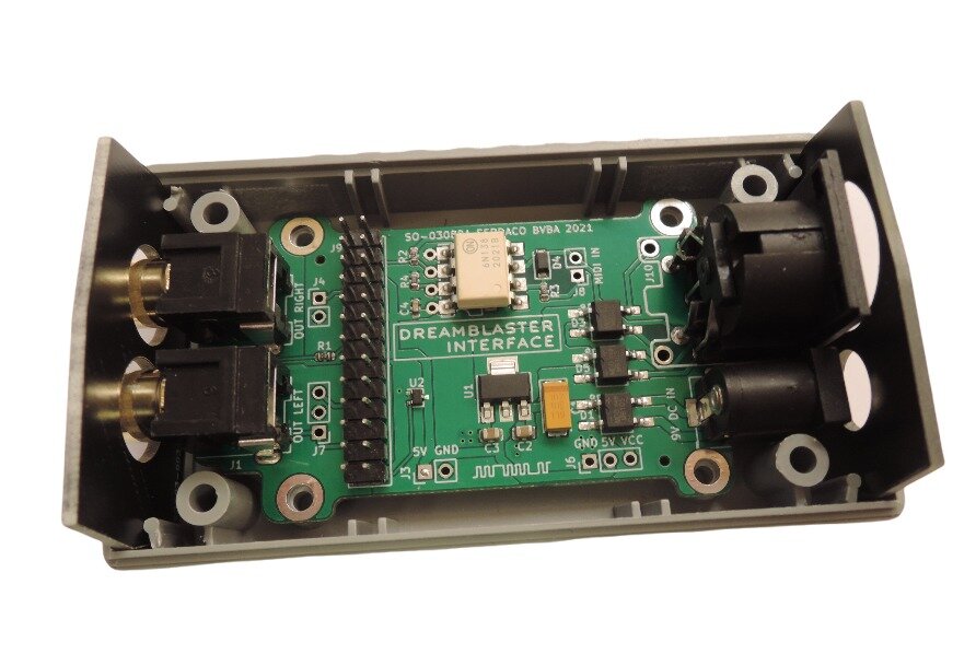 DreamFace V2 Synth MIDI Interface Board